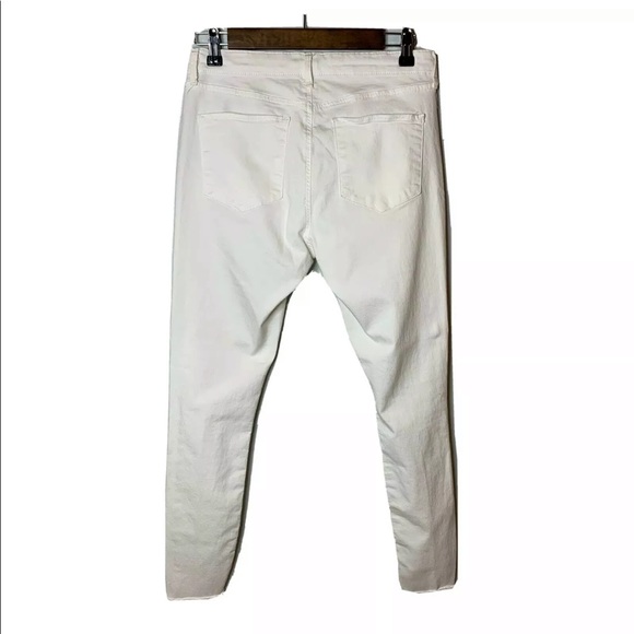 TOPSHOP Moto Leigh Pant White 32W 30L Fits Smaller - Picture 3 of 8